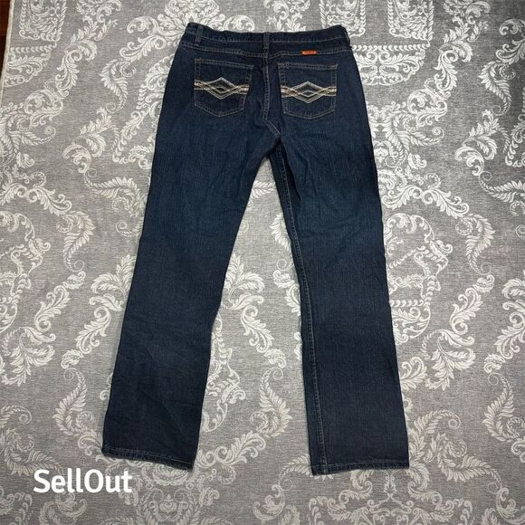 Wrangler Women's Flame Resistant Denim Jeans Blue Size 13x34 Juniors Fit. - Picture 2 of 10